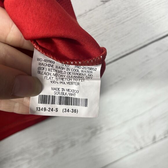 Teamwork brand Fireball whiskey tee womens size small red bartender bar - Picture 3 of 5